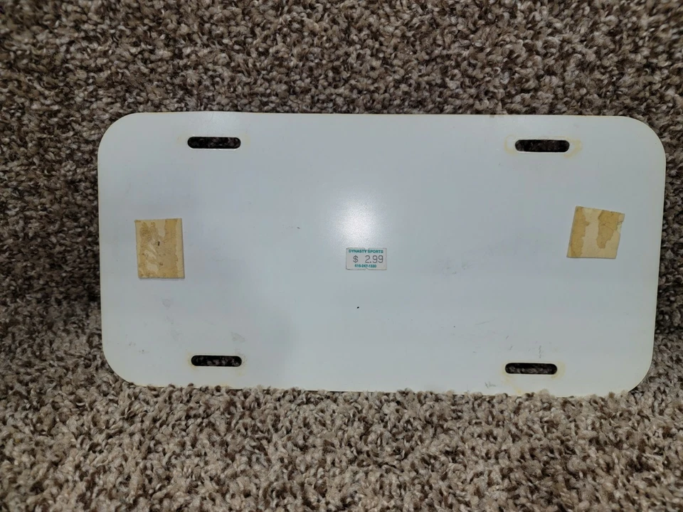 Vintage Wincraft Plastic Front License Plate Car Tag Detroit Tigers MLB - Image 2 of 2