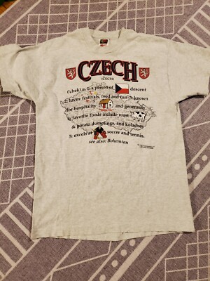 Vintage Men Single Stitch Fruit of the Loom Heavy Cotton Tag T