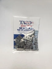 36 small flat wedges for hammers, hatchets, and tack hammers 3 sizes