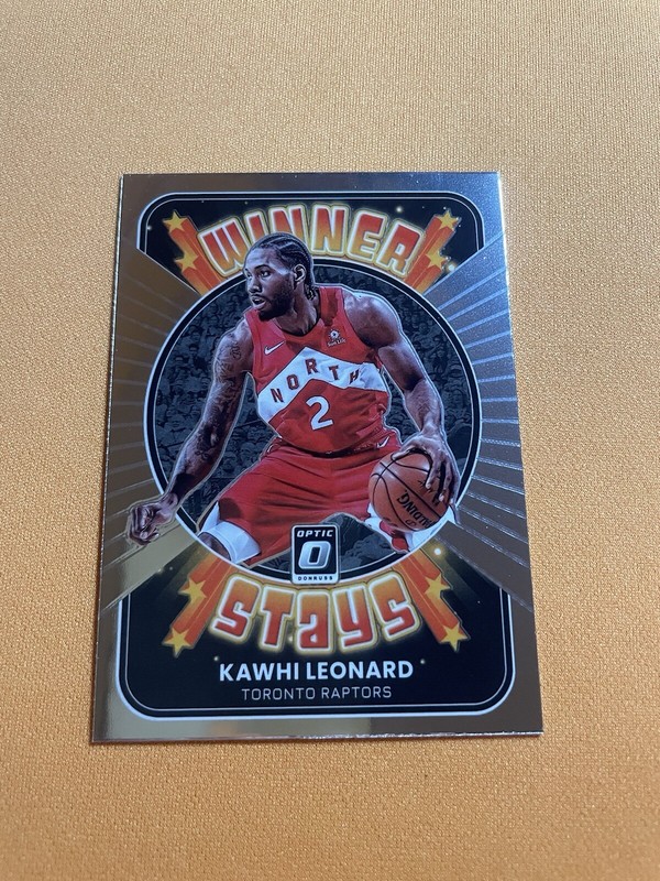 2021-22 Donruss Optic Kawhi Leonard Winner Stays #18
