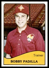 1979 TCMA Bobby Padilla #23 Trainer Team Card Albuquerque Dukes