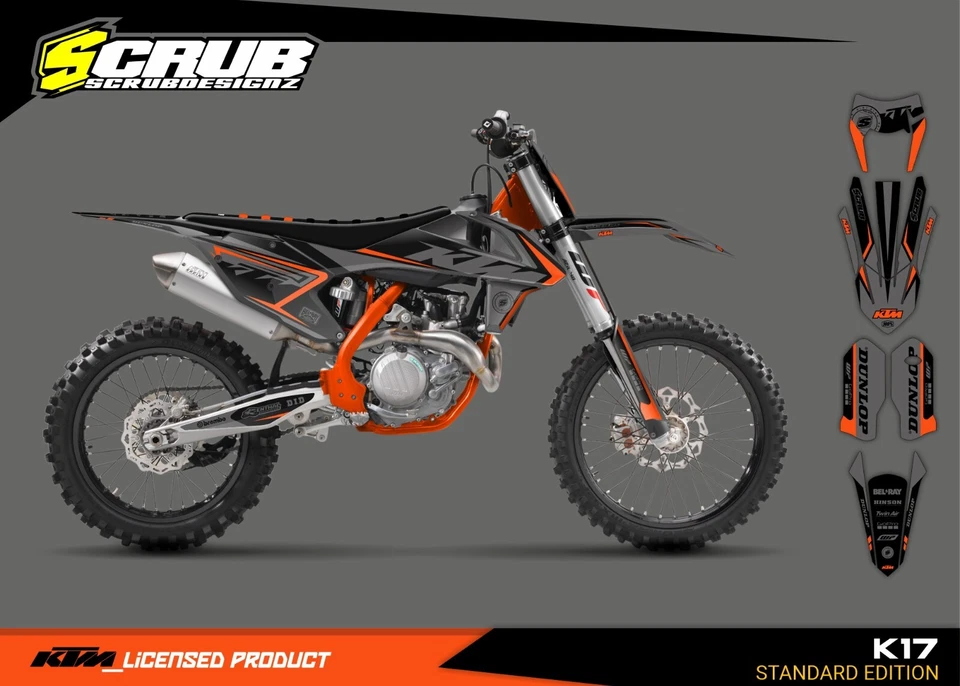 Plásticos + gráficos KTM 2017 2018 2019 XC-W XCF-W EXC EXC-F Foto 2 de 4