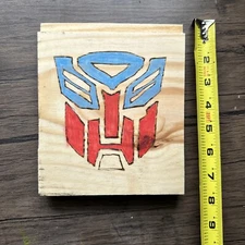 Transformers wood burning pyrography  wood gift Present Art