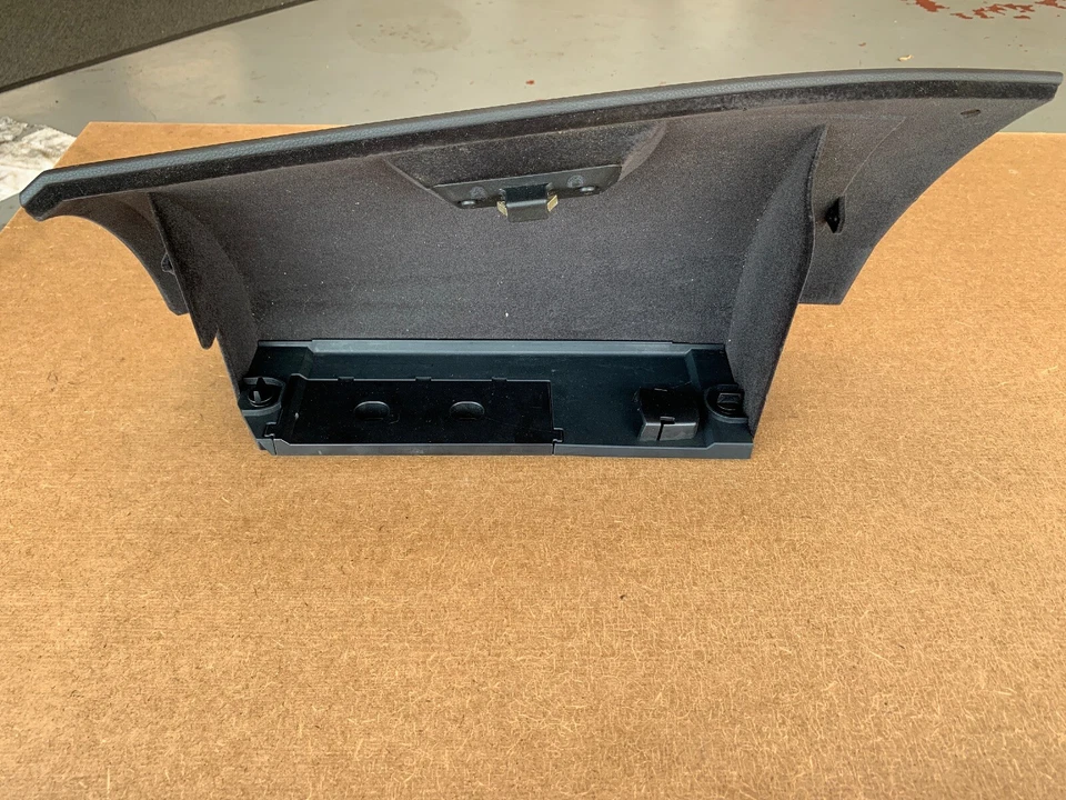 BMW 525i 530i 550i 2006-2007 OEM guantera negra tapa puerta 72758413 Foto 2 de 4