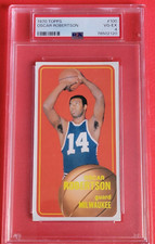 OSCAR ROBERTSON 1970 TOPPS TALL CARD GRADED PSA 4 VG-EXCELLENT MILWAUKEE BUCKS