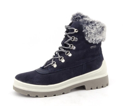 Manitu Polar-TEX Snowboots Boots Stiefeletten Damenstiefel Schuhe Blau Gr. 38