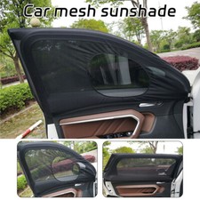 Car Side Window Sunshade UVProtect Shield Mesh Prevent Mosquito Curtain