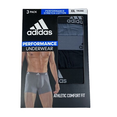 Adidas Performance Stretch Cotton Boxer Trunk Underwear 3-Pack - Main Image