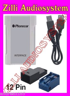 Phonocar 5/884 Audio Interface iPOD iPHONE USB SD MP3 Volkswagen RCD 300CD MP3