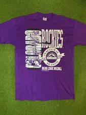 1993 Colorado Rockies - Inaugural Season - Vintage MLB Tee Shirt XL 