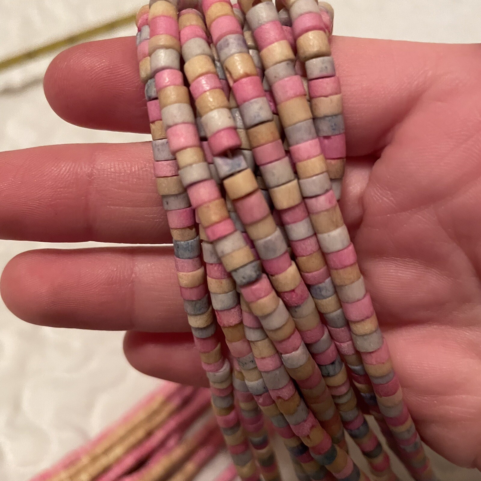 Multi Strand Beaded Statement Costume Necklace Pi… - image 12