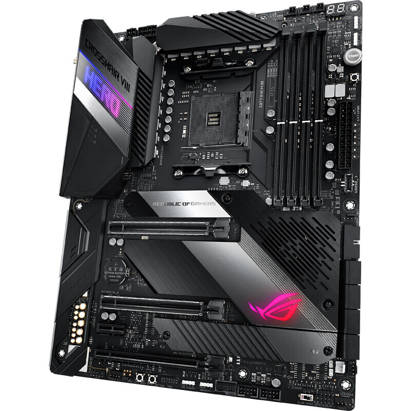 FOR ASUS ROG CROSSHAIR VIII HERO(WIFI) C8H Motherboard DDR4 128GB