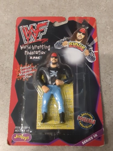 WWF / WWE Justoys Bend-Ems Figure Series 9 X-Pac...