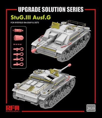 Ryefield Model 1/35 Sturmgeschütz II Type G Upgrade Parts Set (for Rfm5069 And 