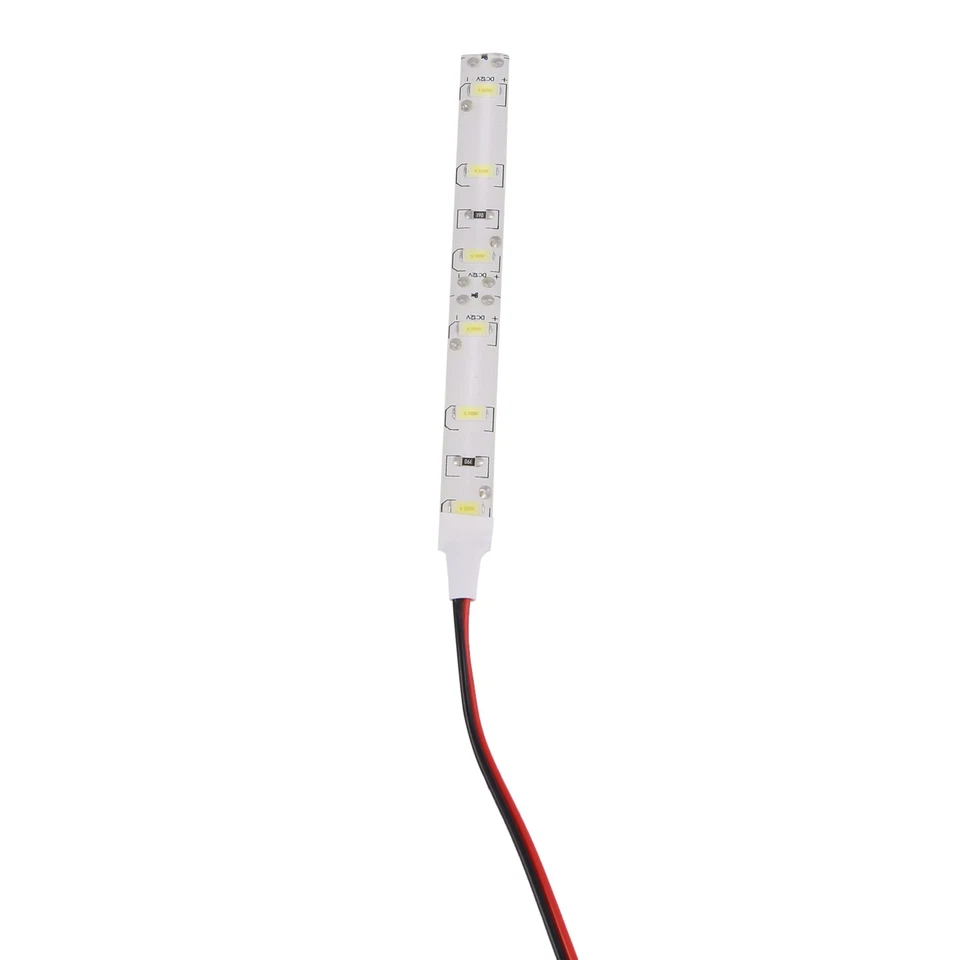 2x 10cm 12V White 6 LED 5630 SMD Strip Lights For Car Boat Motor Van D1G31284 - Image 2 of 4