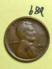 1913-S LINCOLN WHEAT CENT, low mintage date, "FINE" condition #689