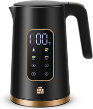 Bouilloire Inox 1,7L Contrôle Température Réglable 40-100°C  Anti-Ébullition