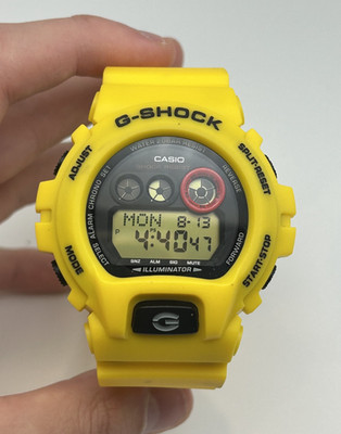 Casio G-Shock GD-X6930E-9JR 30th Anniversary Yellow Digital Watch Limited Used