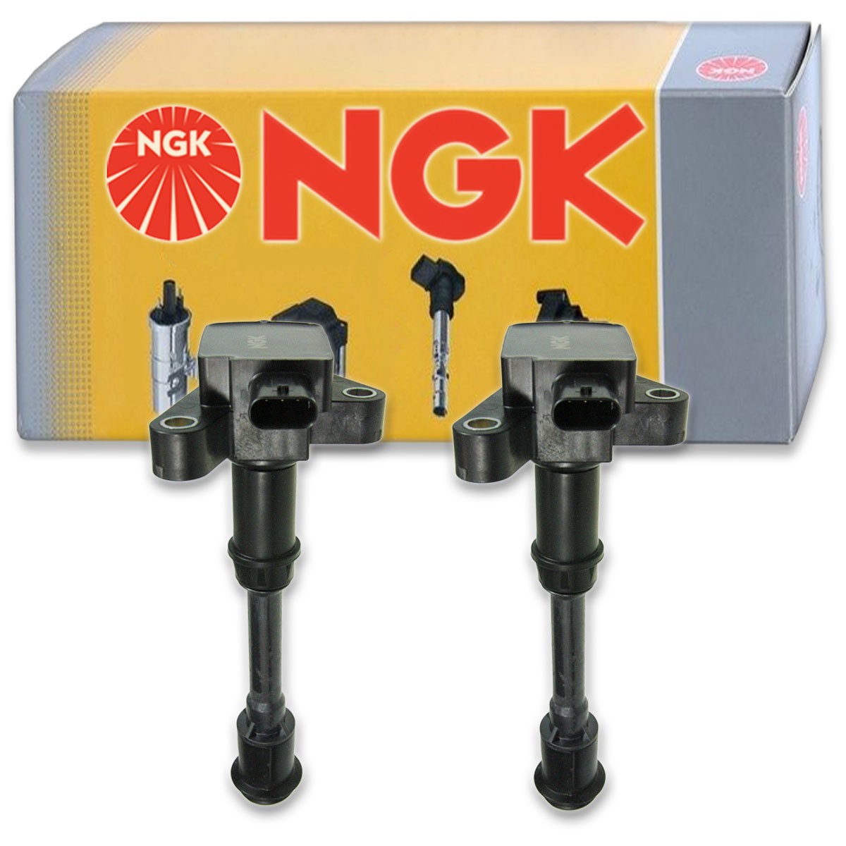 2 pc NGK 48891 U5275 Ignition Coils for UF674 UF-674 IC777 GN10644 E1174 qw