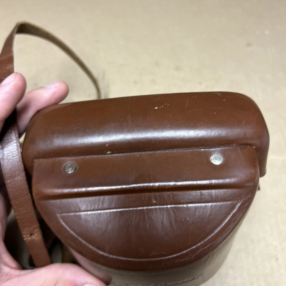 Estuche Flash De Colección Voigtlander Vitessa Cuero Marrón Solo *Leer* Foto 4 de 4