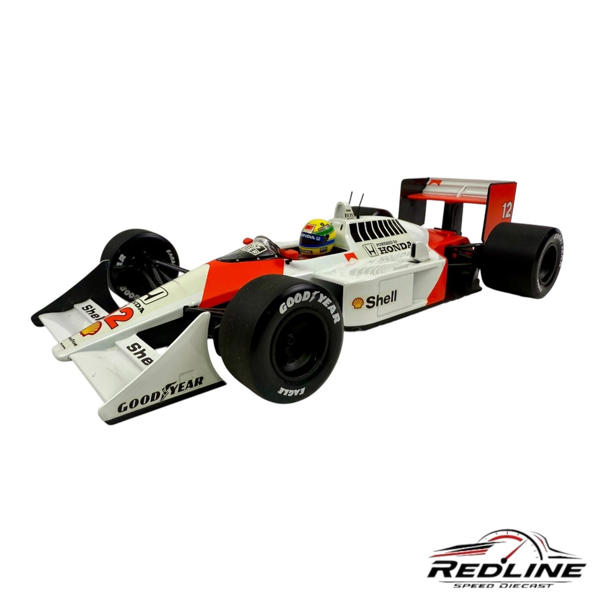 ミニカー MCLAREN MP4/4 HONDA V6 TURBO 1984 🏁🏁🏁Minichamps McLaren MP4/4 Honda V6 Turbo Ayrton Senna 1988