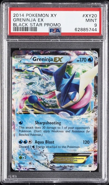 2014 POKEMON XY BLACK STAR PROMO #XY20 GRENINJA EX PSA 9