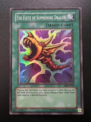 Die Flöte des beschwörenden Drachen SDK-E039 Super Rare Unlimited MP Yugioh
