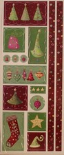 New Creative Memories Christmas scrapbook stickers stocking tree gifts ornaments