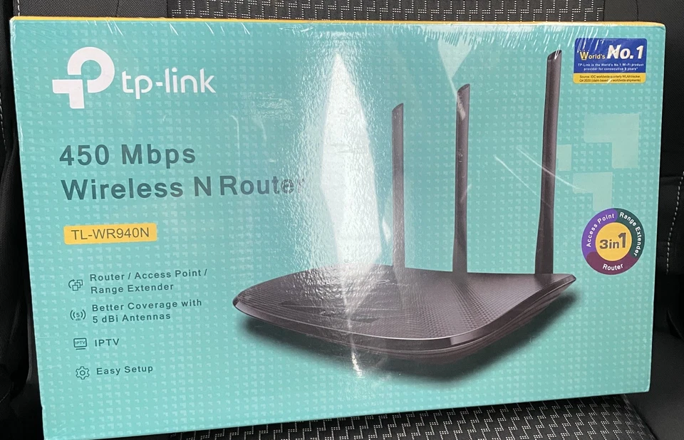 TP-Link TL-WR940N 450Mbps Wireless N Cable Router, 4 Fast LAN Ports - Image 2 of 3