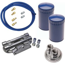Remote Dual Oil Filter Relocation Kit Fits Fordmopar Remote Dual Oil Filter Relocation Kit Fits Fordmopar