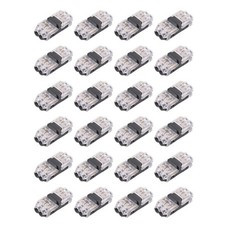 24 Pack 2 Way Quick Splice Wire Connector For Automotive Cable 18-22 AWG Gauge