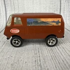 Vintage Mini Tonka Custom Van , Bronze with Desert Scene Graphics 1970’s - Clean