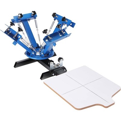VEVOR 4 Color 1 Station Silk Screening Screenprint Press Screen Printing Machine