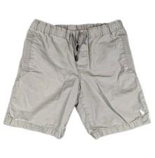 Polo Ralph Lauren Boys M 10 12 Gray Pony Pull On Shorts Cotton Casual Preppy