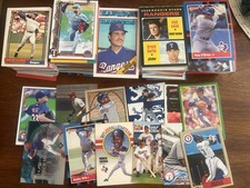 Texas Rangers 500 Card Team Lot