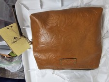 Patricia Nash NWT VALERIE Fold-over Wristlet/Clutch Leather-Tooled Florence