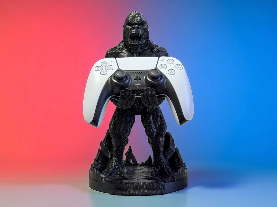King Kong Gorilla Controller Stand for PS5 & Xbox | Universal Gamepad Holder - Image 2 of 4