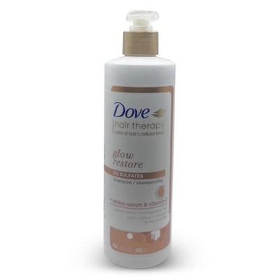 New Dove Hair Therapy Glow Restore Sulfate-Free Shampoo 13.5 fl oz