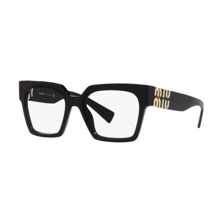 Miu Miu Black 04UV 1AB1O1 Black Women's 52mm Eyeglasses Frames RX Optical