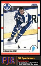 Brad Marsh 1990-91 Score American #219 Toronto Maple Leafs