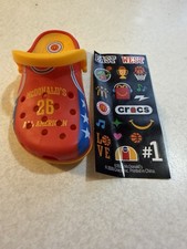 2026 McDonald s New All American Game Happy Meal Croc Toy NEW