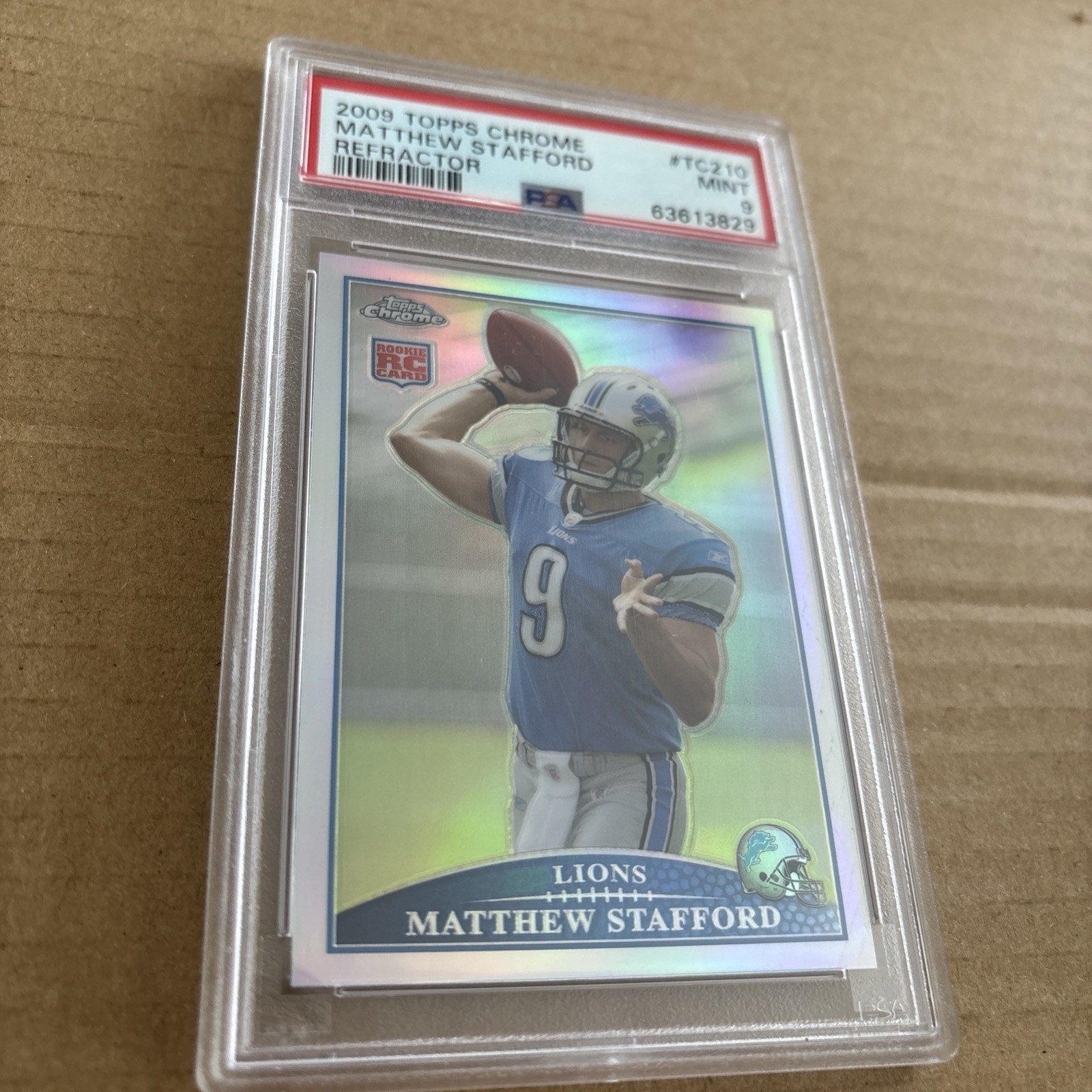 2009 Topps Chrome - Matthew Stafford #TC210 Refractor (RC)