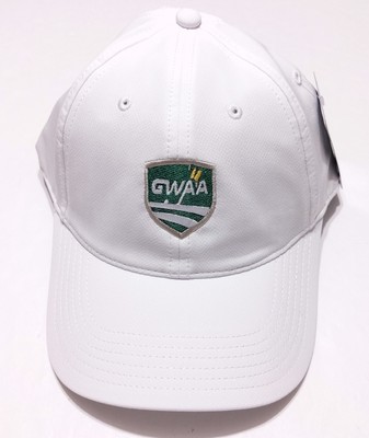 AHEAD GWAA Golf Writers Association of America Performance Hat Cap White ~ New