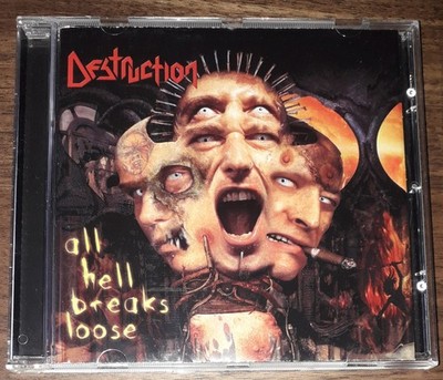 Destruction - All Hell Breaks Loose CD First Press (Thrash Metal) *Top Zustand*