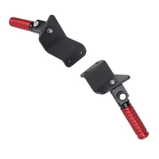 Motorcycle Rear Foot Peg Enhanced Control Increased Friction Aluminum Alloy Rear