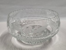 Edinburgh Crystal Thistle Bowl 14cm x 8cm