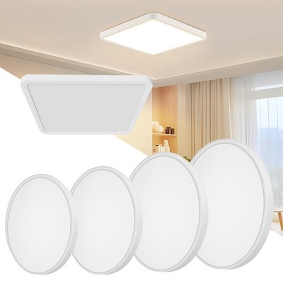 LED Deckenlampe Panel Deckenleuchte Bad Wohnzimmer Schlafzimmer Flurlampe IP44