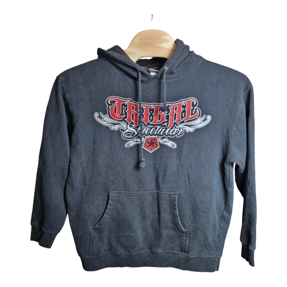 Sudadera con Capucha De Colección Tribal Wear Street Wear Hecha en EE. UU. Urbana Y2K Adulto L Foto 3 de 4