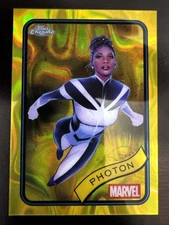 2025 Topps Chrome Marvel - PHOTON #24 - YELLOW LAVA REFRACTOR