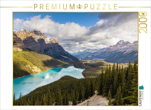 Calvendo Puzzle Lake Peyto | 2000 Pieces, Finished Size 35.4 × 26.4 In (90 × 67-image